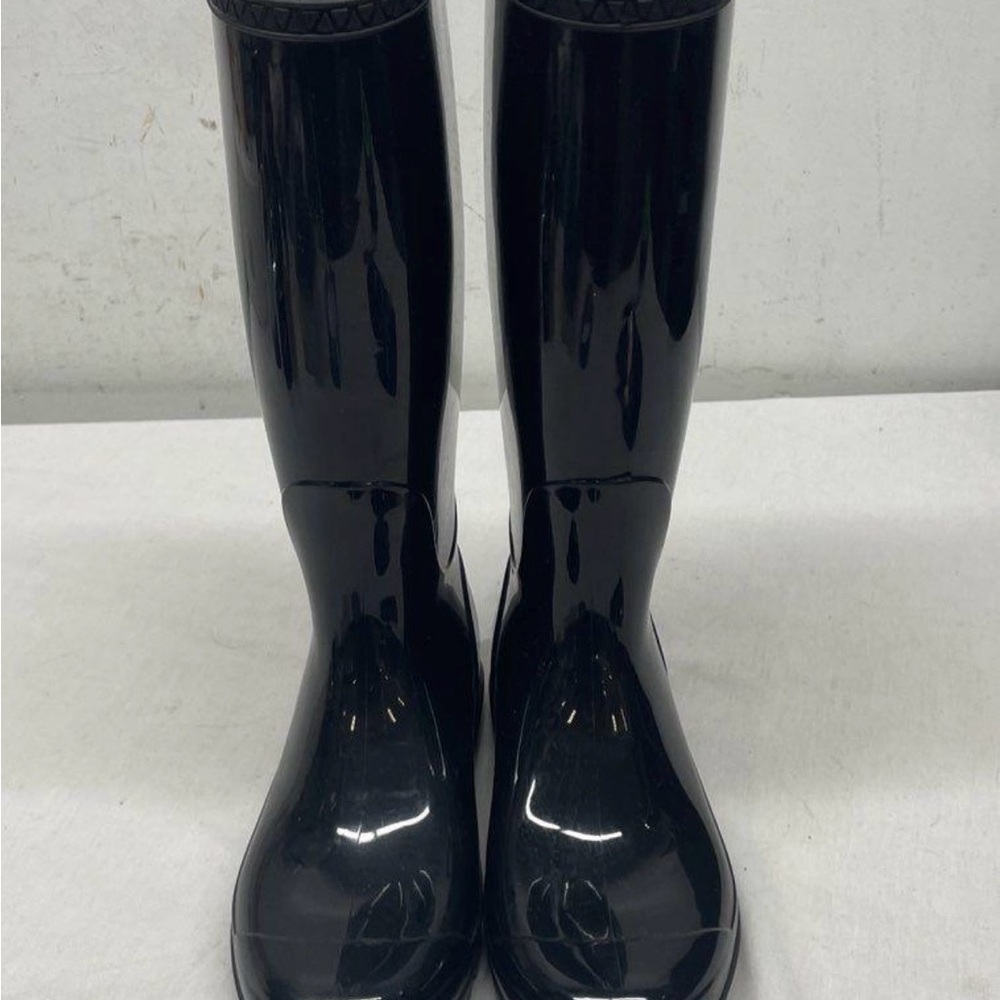 UGG Glossy Black Winter Rain Boots